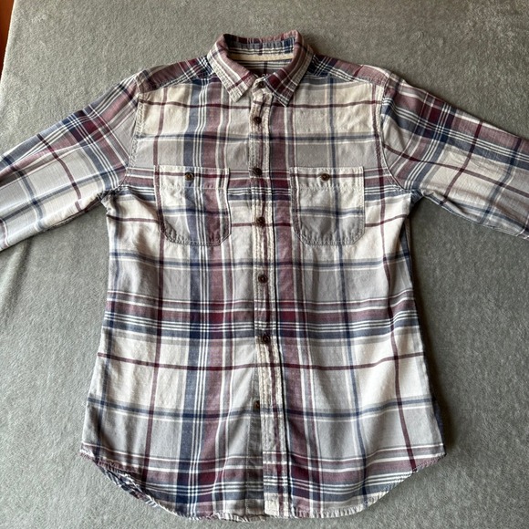 Goodfellow & Co Old Navy Pearl Snap Mossimo Mens Plaid Button Down Shirts Med Sm - Picture 10 of 15